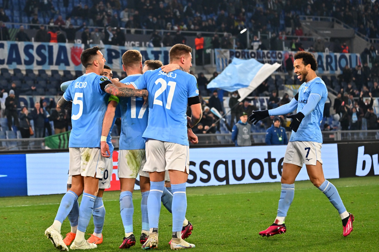 Corsa Champions Immobile Milinkovic Tocca A Voi